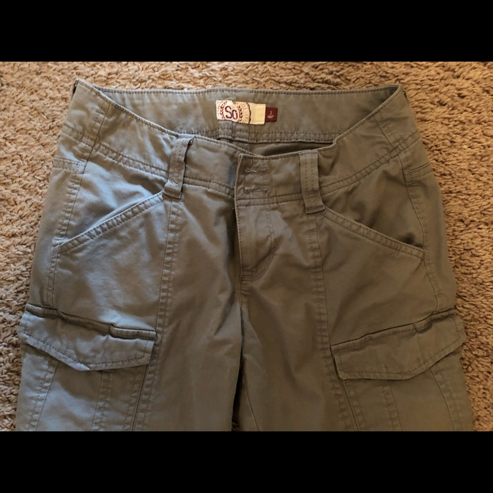 Grey cargo pants